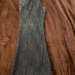 Wide Bell Bottoms Blue Jeans